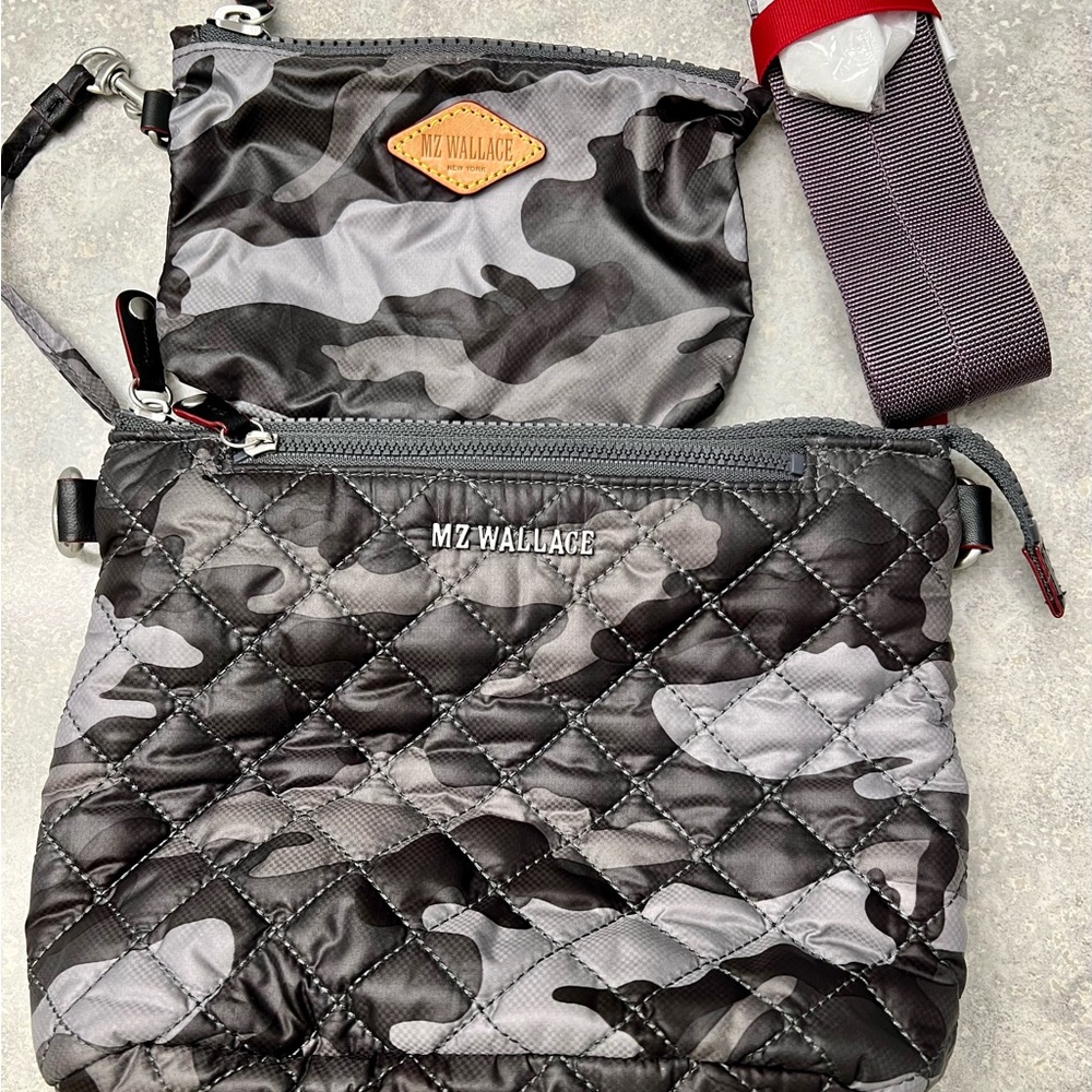 MZ Wallace Grey Camo Metro Scout